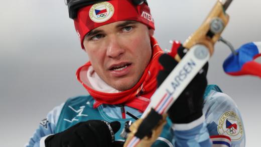 Michal Krčmář, biatlon, Pchjongčchang