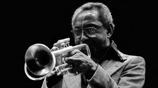 Trumpetista Joe Newman na snímku z roku 1977