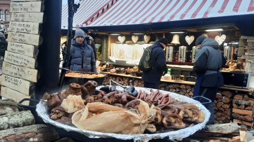 Vánoční trhy v lotyšské Rize