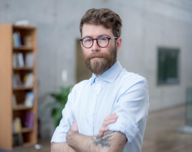 Autor zpravodajského podcastu Vinohradká 12 Matěj Skalický