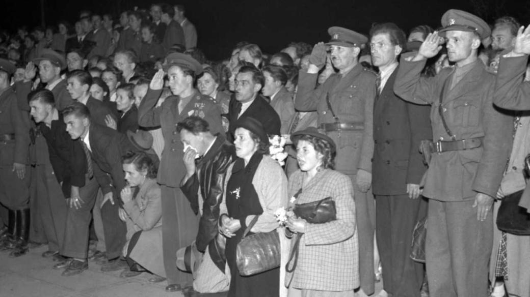 Pohřeb Edvarda Beneše (8. 9. 1948)