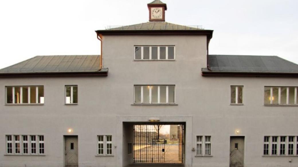 Brána do koncentračního tábora Sachsenhausen