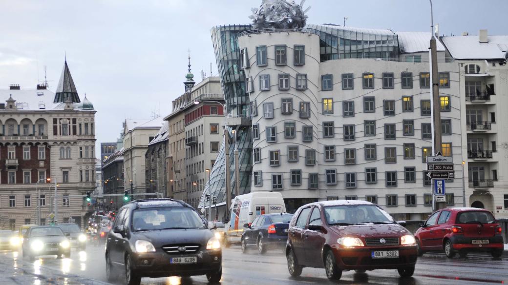 špatná dopravní situace v Praze