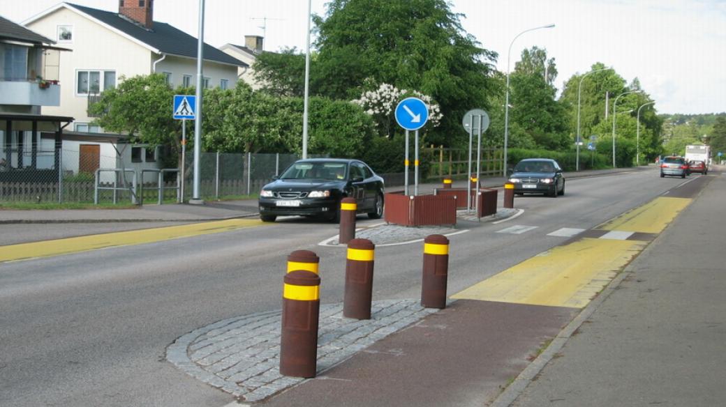Švédsko, silnice jsou kvalitní a provoz klidný