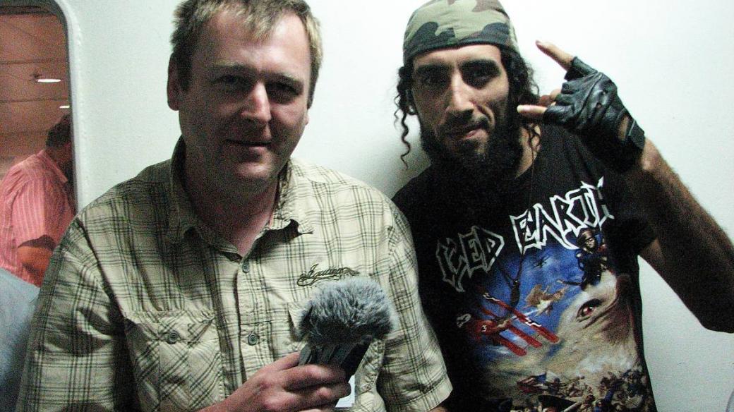 Martin Dorazín a libyjský death metalista Adam Alí