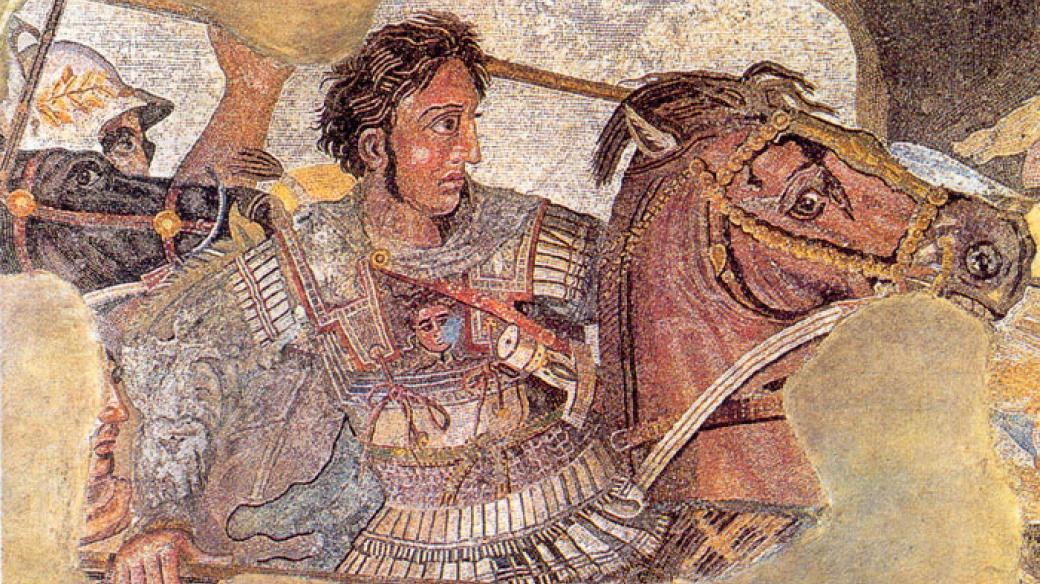 Alexandr Veliký bojuje s Dariem III.