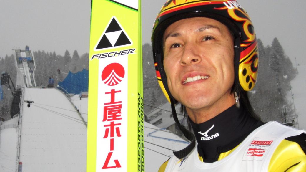 Legenda skoků na lyžích Noriaki Kasai se vždy snažil naplnit japonská očekávání