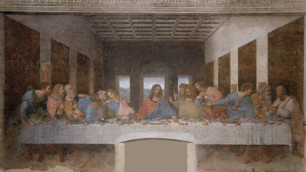 Leonardo da Vinci, Poslední večeře, 1495–1498