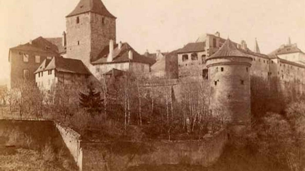 Pražský hrad, Černá vež a Daliborka (1867)