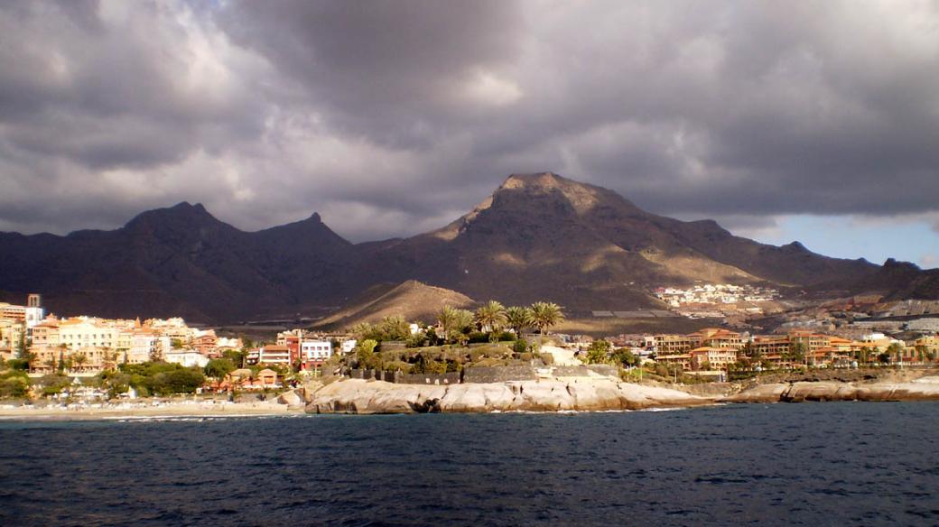 pohled na ostrov Tenerife