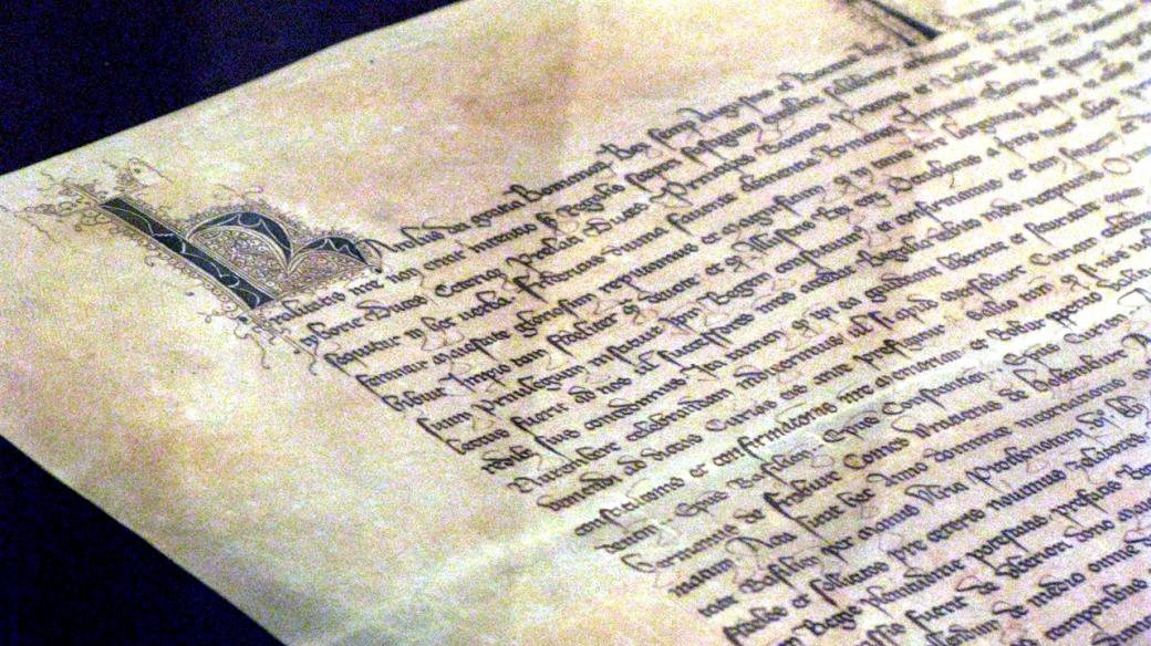 Pergamen Karla IV. ze 7. dubna 1348