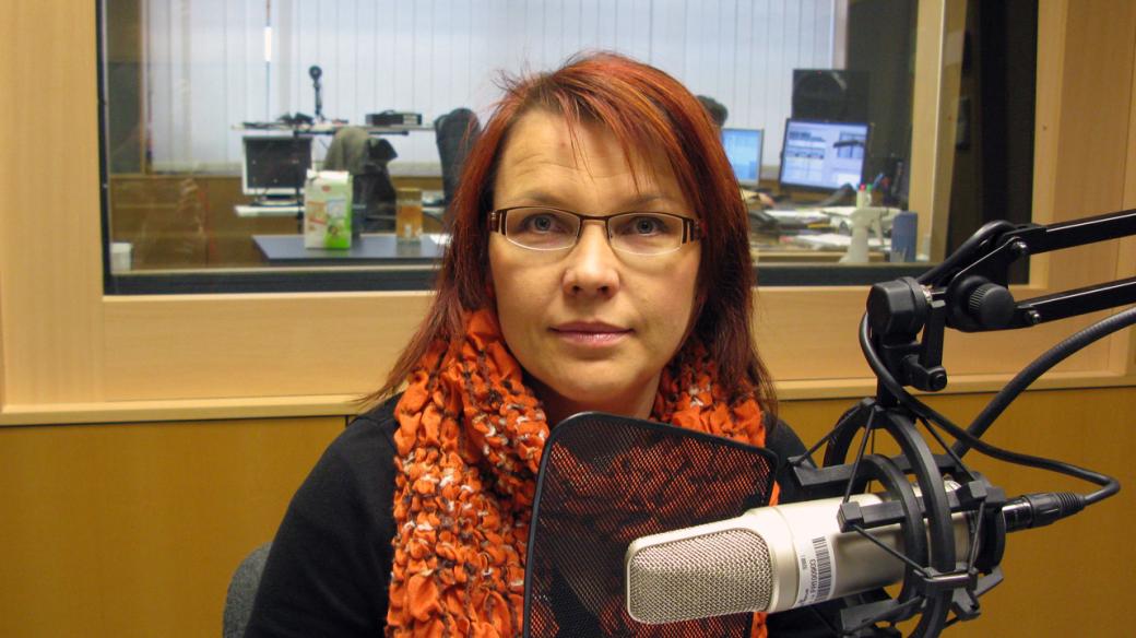 PhDr. Helena Březinová, PhD. ve studiu Leonarda