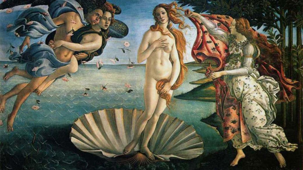 Sandro Botticelli: Zrození Venuše