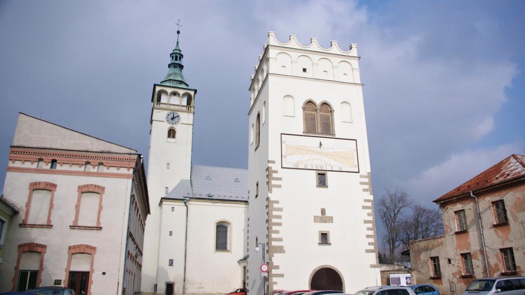 Zvonice a kostel sv. Jakuba v Lipníku nad Bečvou