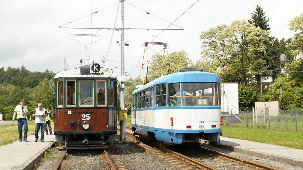 Depozitář historických vozidel - historická tramvaj č. 25