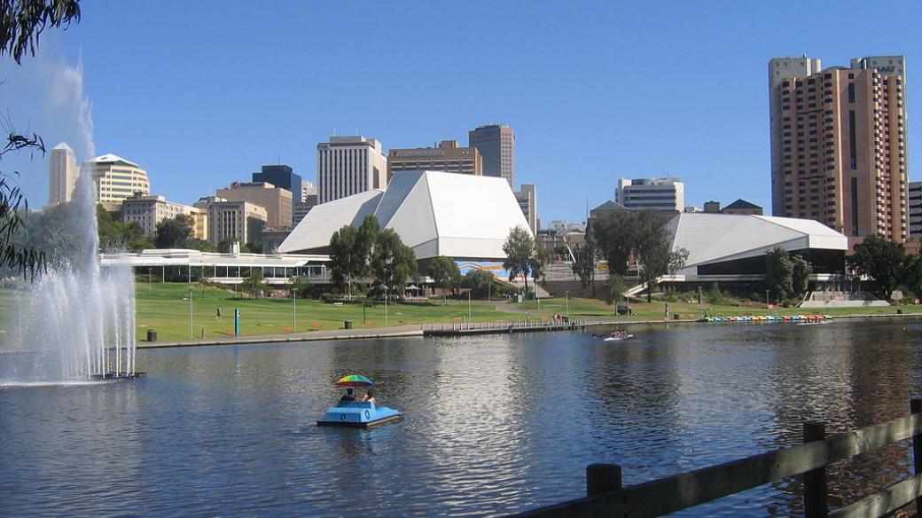 Australské město Adelaide