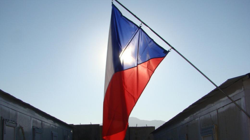 Česká vlajka v Afghánistánu (ilustrační foto)
