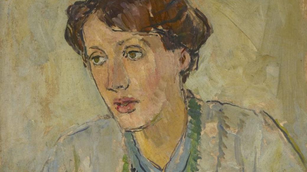 Vanessa Bellová, portrét Virginie Woolfové, asi 1912