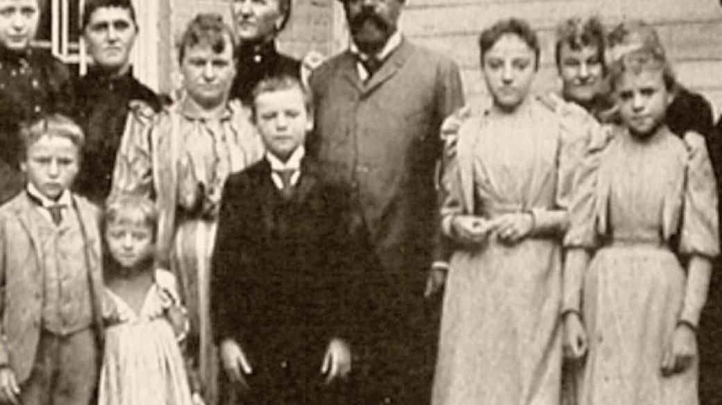 Antonín Dvořák a celá jeho rodina v USA