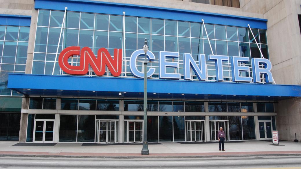 Sídlo americké zpravodajské televizní sítě CNN v Atlantě