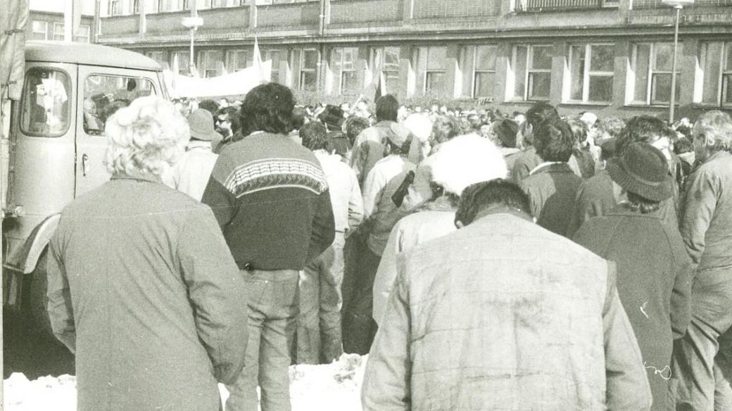 Listopad 1989 v Ostravě