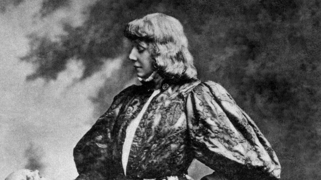 Sarah Bernhardt v roli Hamleta
