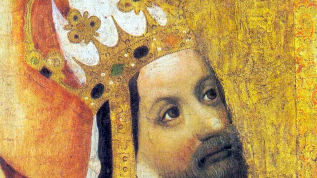 Karel IV. z Votivního obrazu Jana Očka z Vlašimi