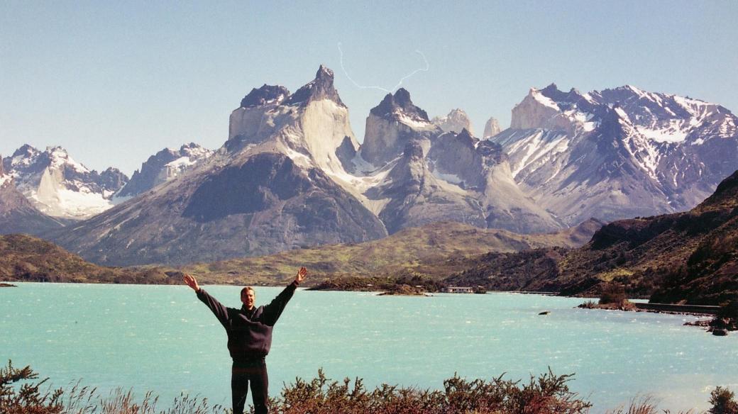 Chile Torres del Paine (na snímku syn pana Rajnocha Lukas)