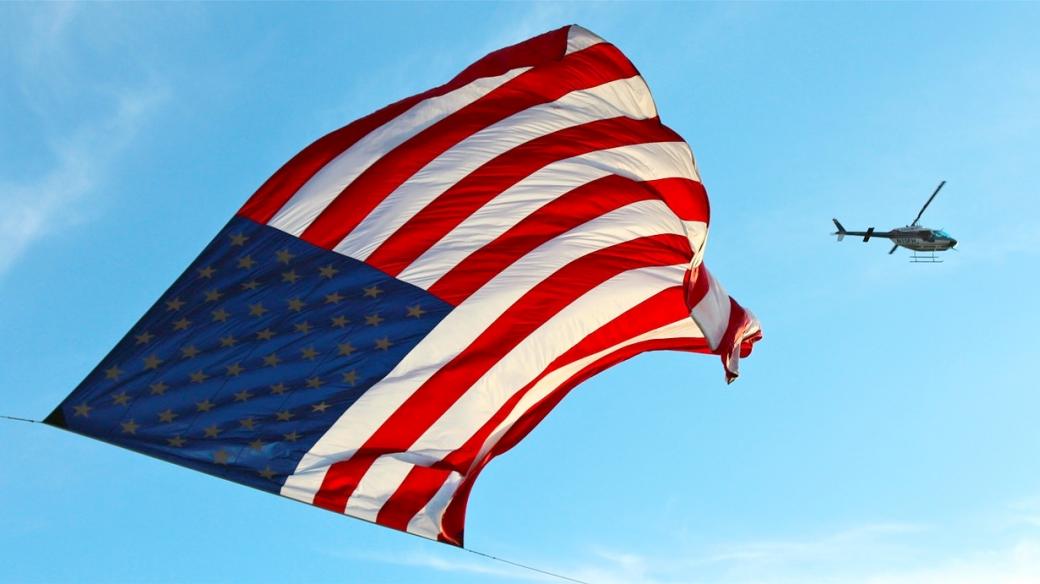 Vlajka USA, ilustrační foto