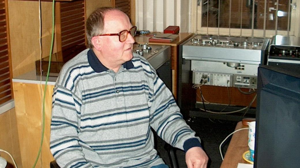Hudební redaktor Antonín Vašíček na snímku kolem roku 2005