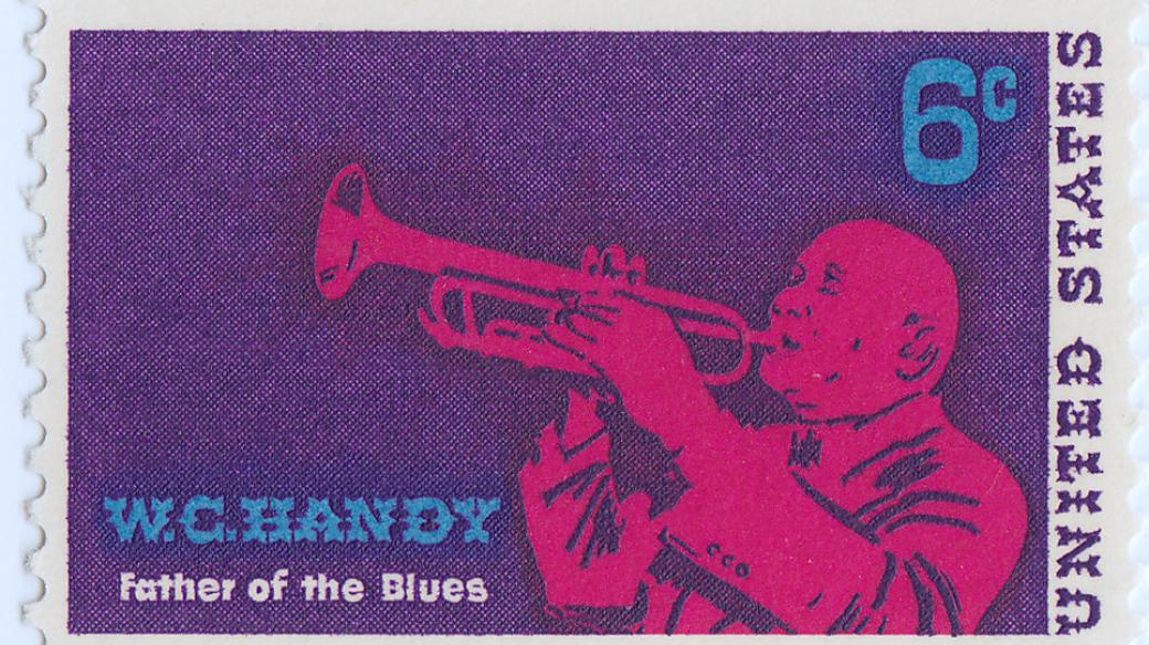 W. C. Handy, autor proslulého St. Louis Blues, se dostal i na poštovní známku.