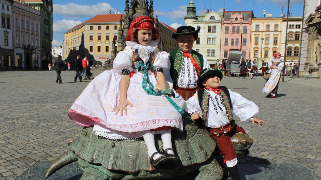 Malí Hanáci na Horním náměstí v Olomouci