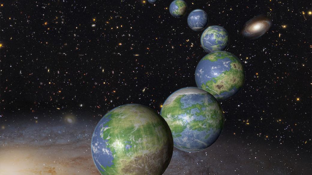 Většina planet podobných Zemi ve vesmíru teprve vznikne. Ilustrační obrázek