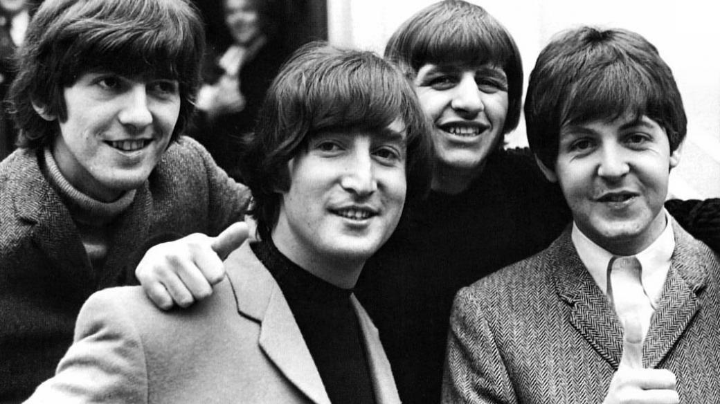 George Harrison, John Lennon, Ringo Starr a Paul McCartney