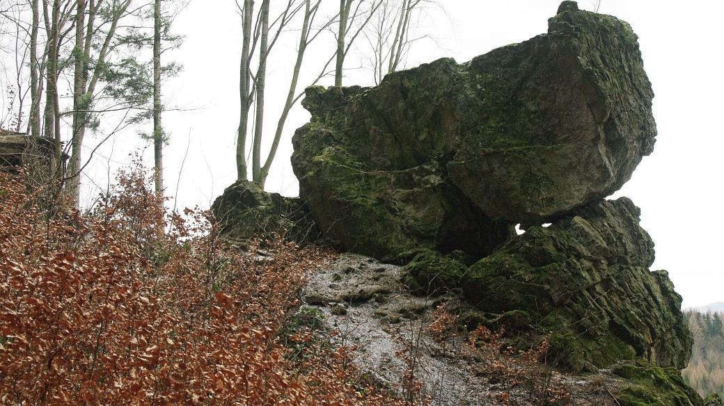 Čertí skalka u Bukovice