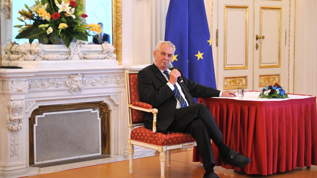 setkání Miloše Zemana s velvyslanci