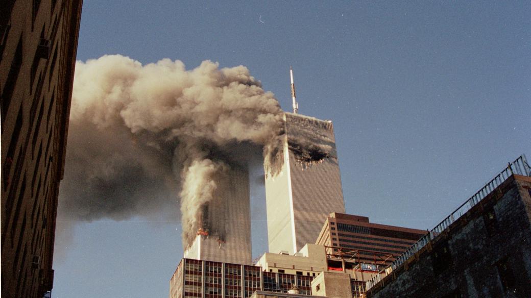 New York 11. září 2001, World Trade Center těsně po útoku