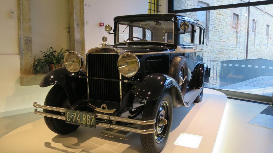Automobil značky Walter 4 B Sodomkova firma karosovala v roce 1930