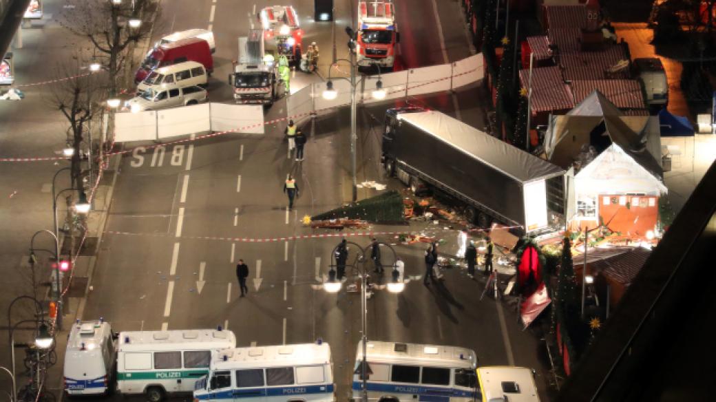 Útok se odehrál v pondělí večer na vánočním trhu v Berlíně