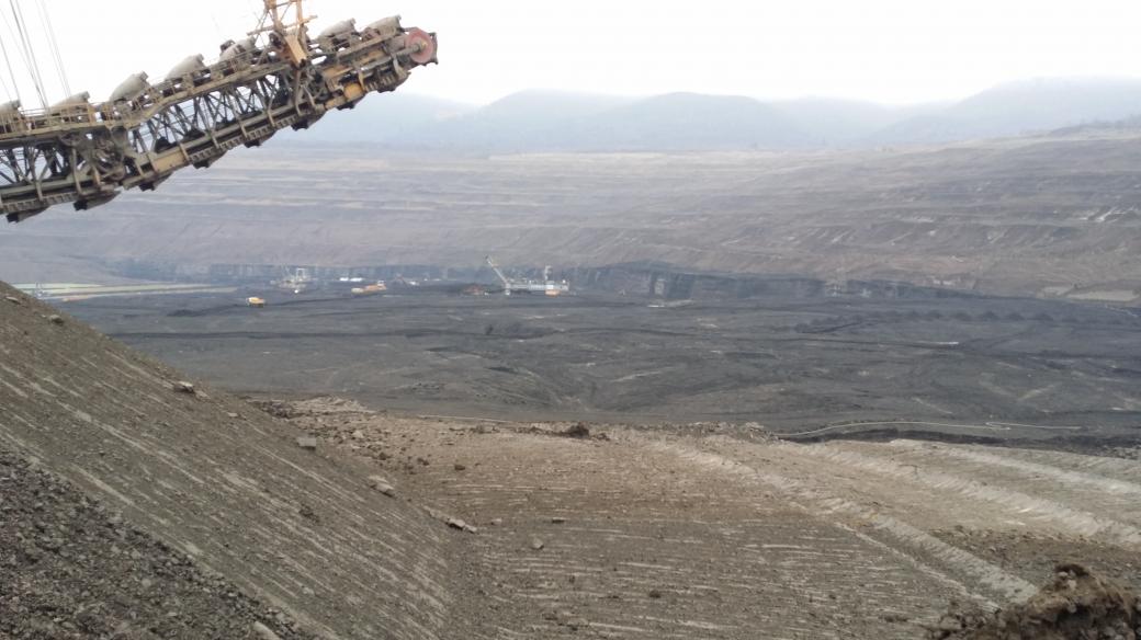 Lom ČSA na Mostecku dosáhl limitů těžby hnědého uhlí