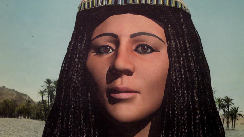 Portér princezny Hereret vytvořený na základě výzkumu mmumie pomocí počítačové tomografie