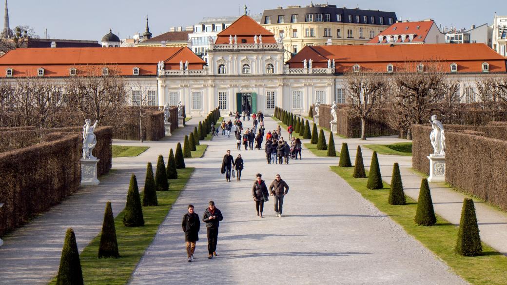 Vídeň, Belvedere (ilustrační foto)