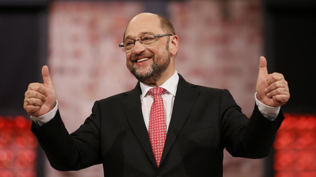 Nový předseda německé sociální demokracie (SPD) Martin Schulz.
