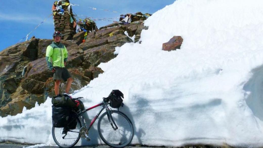 Cyklocestovatel Tomáš Zaplatílek na své cestě ze Singapuru do Ladakhu
