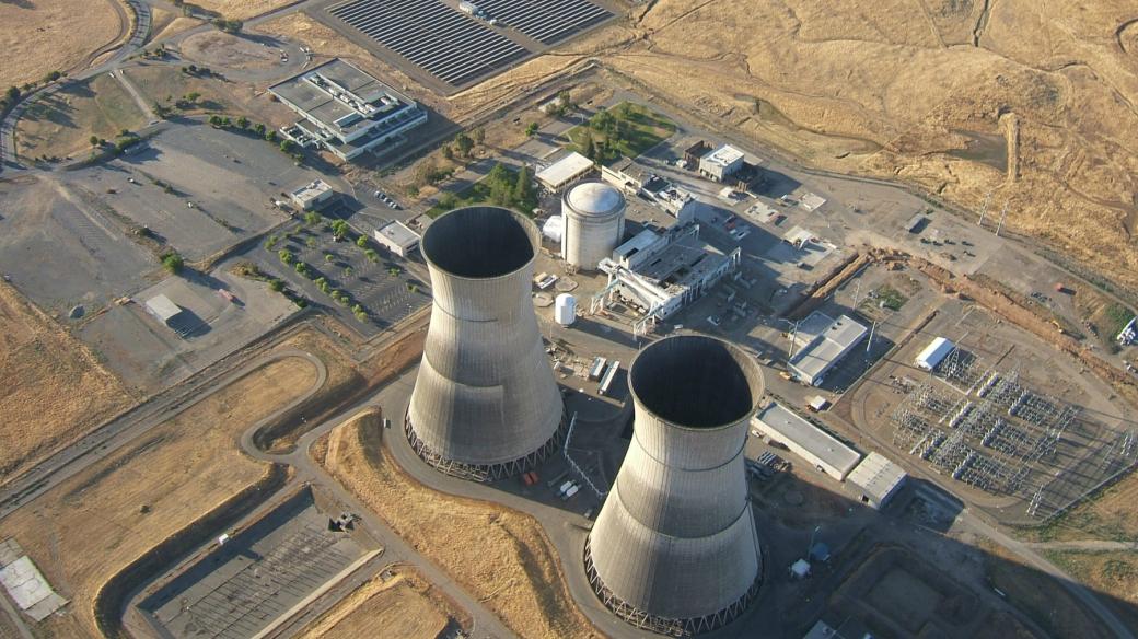 Jaderná elektrárna Rancho Seco v Kalifornii