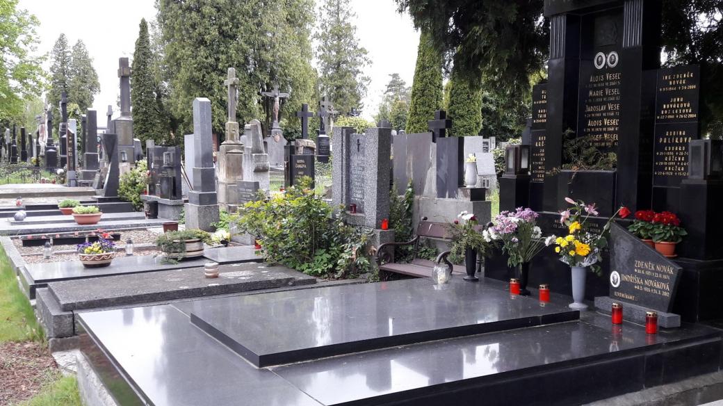 Hroby na olomouckém hřbitově