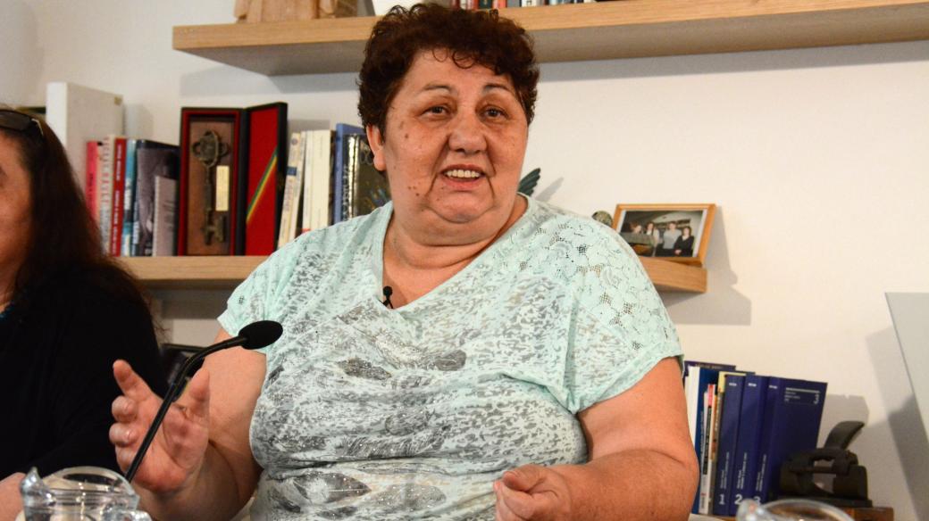 Romská spisovatelka Ilona Ferková na festivalu Khamoro 2017