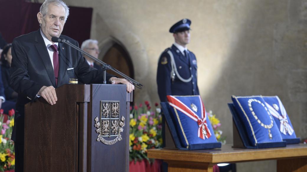 Inaugurační projev Miloše Zemana