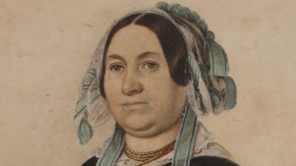Magdalena Dobromila Rettigová (kolem roku 1840)