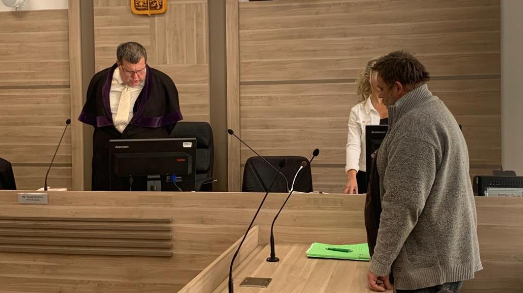 Petr Graca u Okresního soudu v Přerově